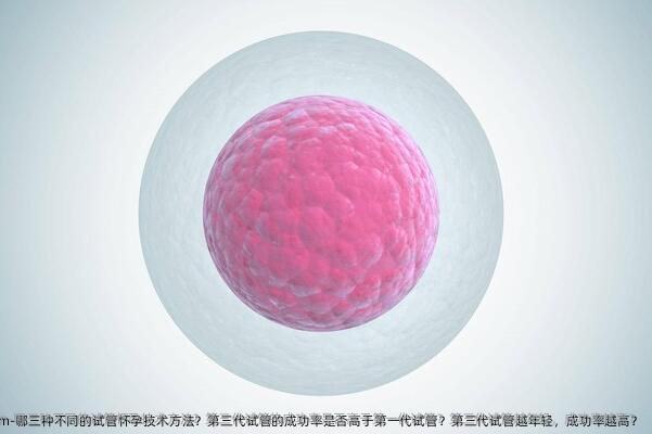 哪三种不同的试管怀孕技术方法？第三代试管的成功率是否高于第一代试管？第三代试管越年轻，成功率越高？