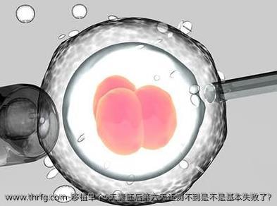 移植单个5天囊胚后第六天还测不到是不是基本失败了?